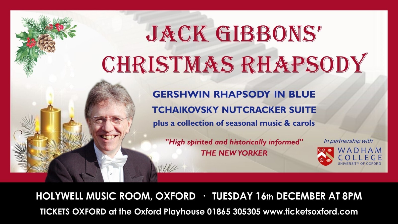 JACK GIBBONS' CHRISTMAS RHAPSODY — hero image